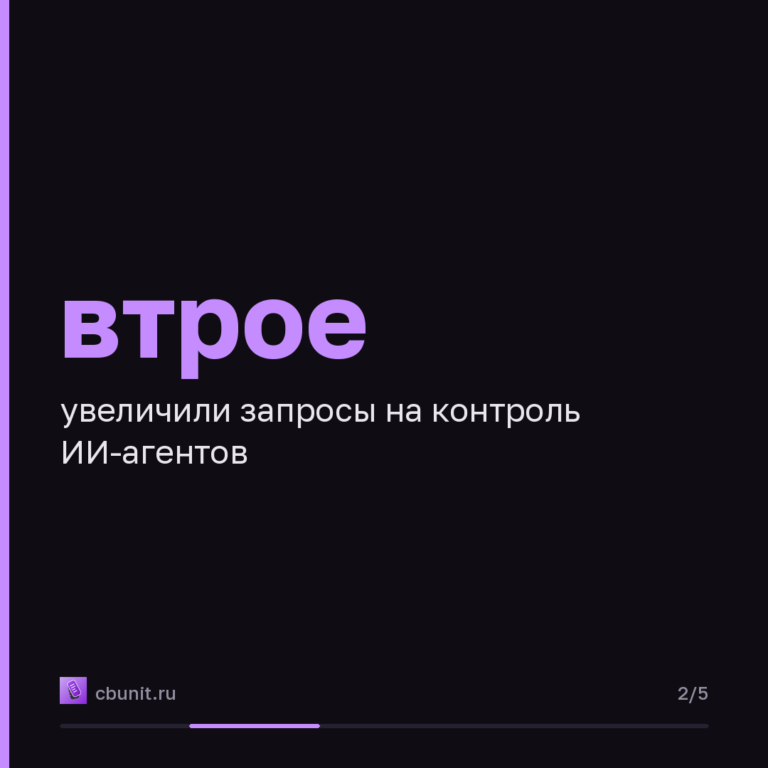 Спрос на контроль ИИ в России вырос втрое: бизнес защищает данные — карточка 2 из 5