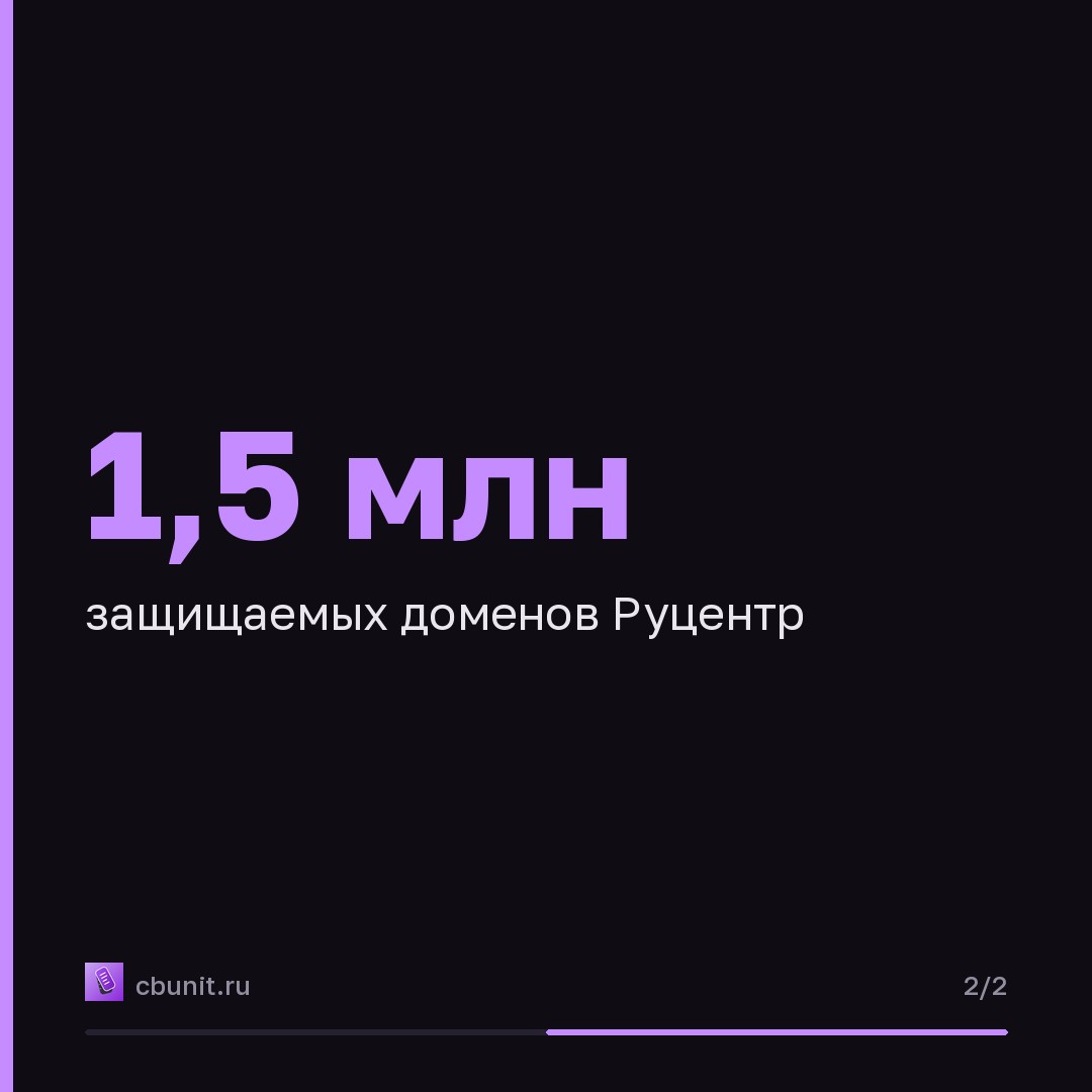 «Руцентр» защитил 1,5 млн доменов платформой Kaspersky Symphony XDR — карточка 2 из 2